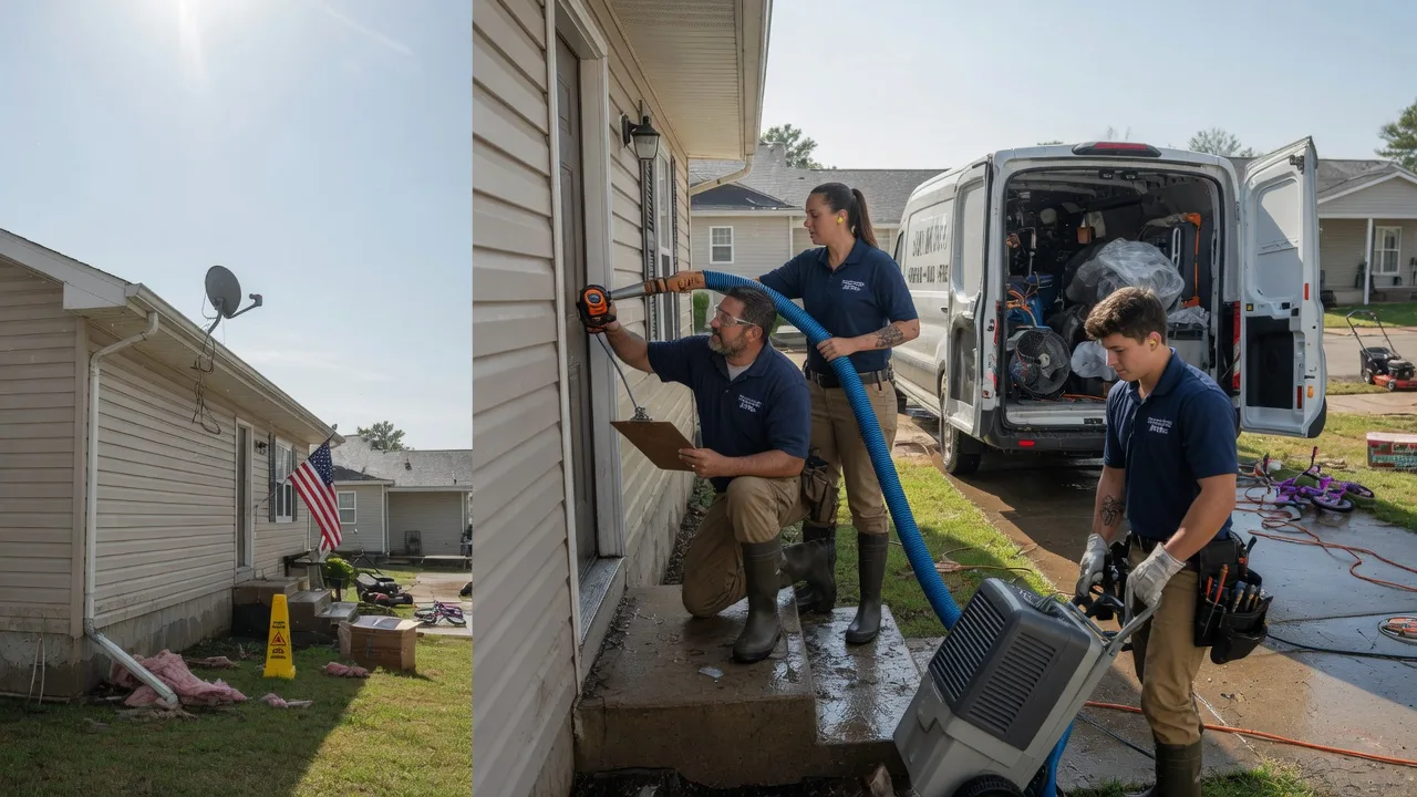 Ceiling Water Damage Restoration in Meridian, MS near me